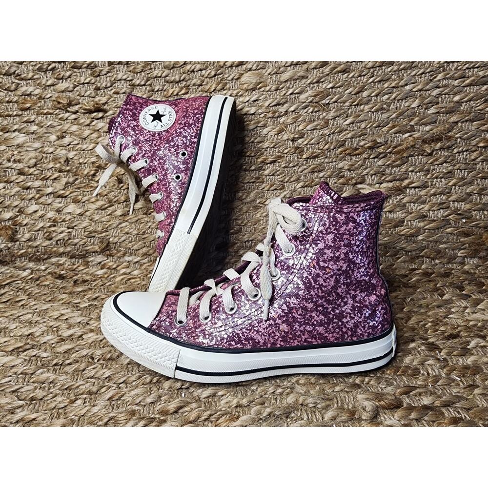 Converse Chuck Taylor All Star Hi Top Shoes Women's 6 Orchid Abyss Sneakers